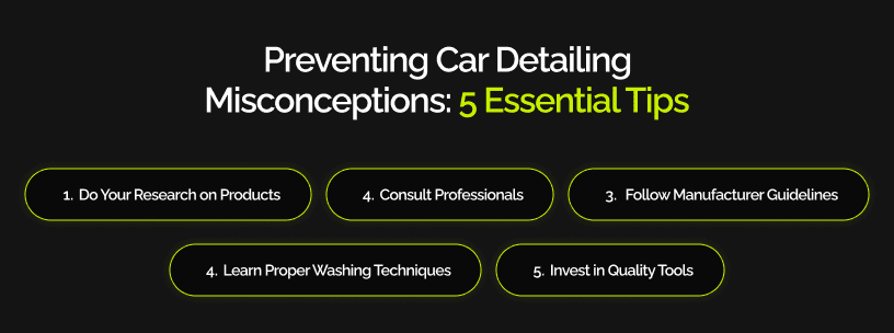 Preventing Car Detailing Misconceptions: 5 Essential Tips - Speed Shield