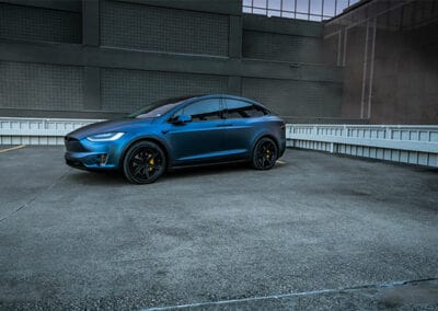 Matte Blue Clean ADV.1 Model X Tesla