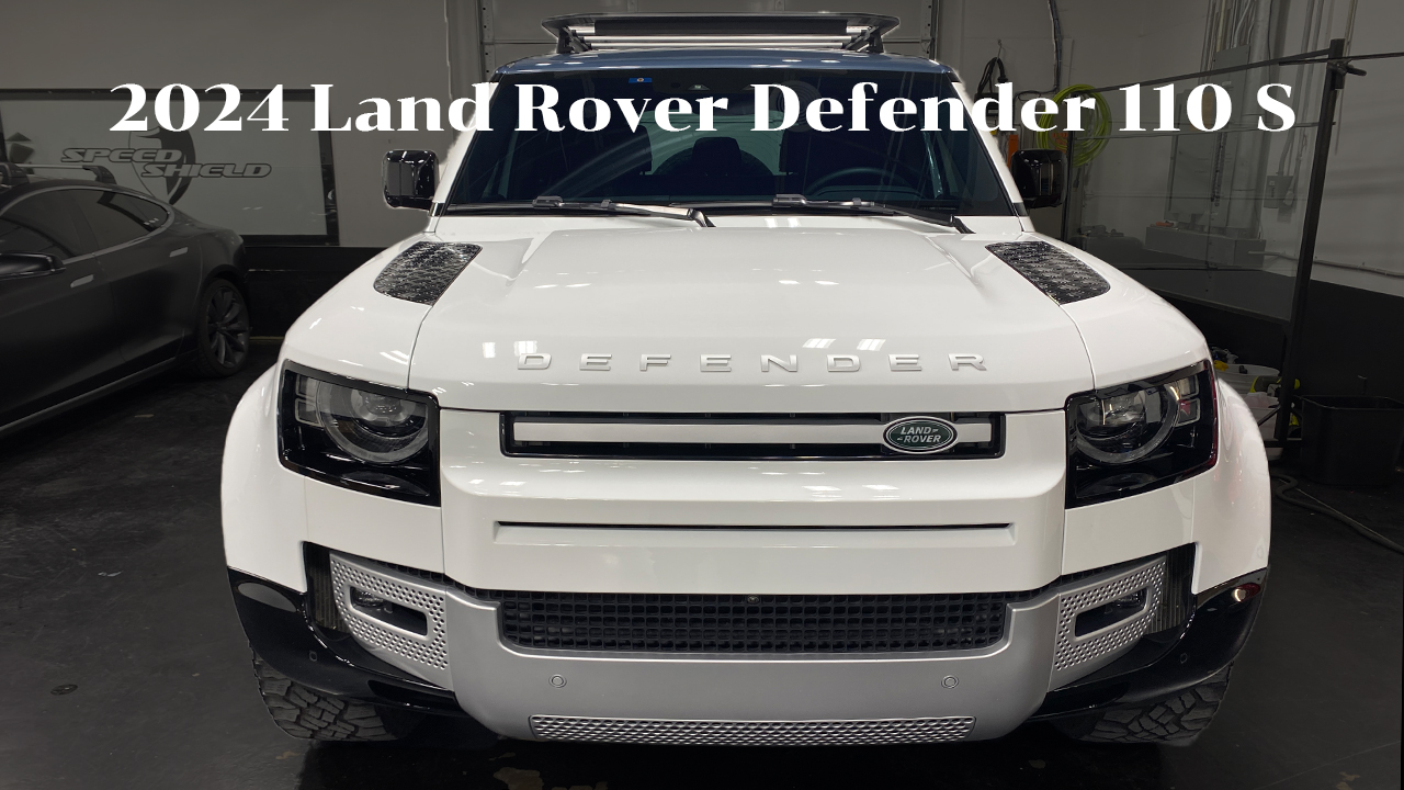 2024 Land Rover Defender 110 S Full Front PPF Spectra Photosync Tint