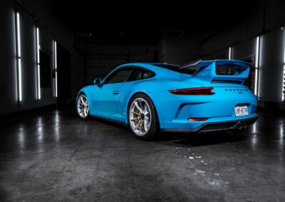 Mexico Blue Porsche GT3