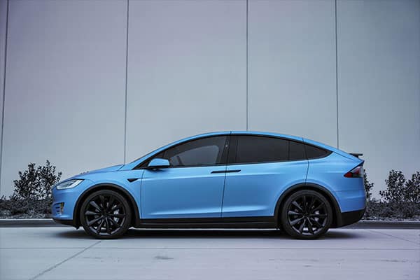 Light Blue Clean Tesla Model X